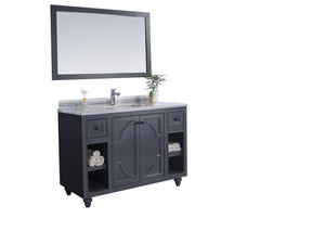 Odyssey 48" Maple Grey Bathroom Vanity with Countertop