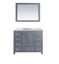 Load image into Gallery viewer, Wilson 42&quot; Grey Bathroom Vanity with Countertop