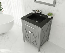 Load image into Gallery viewer, Wimbledon 24&quot; Grey Bathroom Vanity with Countertop