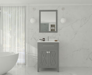 Wimbledon 24" Grey Bathroom Vanity with Countertop