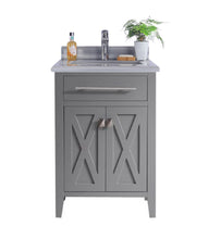 Load image into Gallery viewer, Wimbledon 24&quot; Grey Bathroom Vanity with Countertop