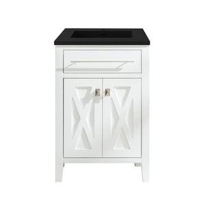 Wimbledon 24" White Bathroom Vanity with Countertop