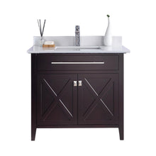 Load image into Gallery viewer, Wimbledon 36&quot; Brown Bathroom Vanity with Countertop