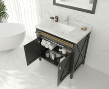 Load image into Gallery viewer, Wimbledon 36&quot; Espresso Bathroom Vanity with Countertop