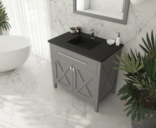 Load image into Gallery viewer, Wimbledon 36&quot; Grey Bathroom Vanity with Countertop