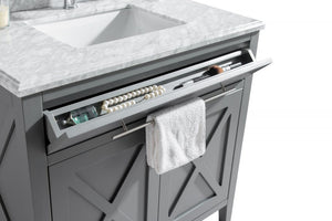 Wimbledon 36" Grey Bathroom Vanity with Countertop