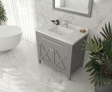 Load image into Gallery viewer, Wimbledon 36&quot; Grey Bathroom Vanity with Countertop