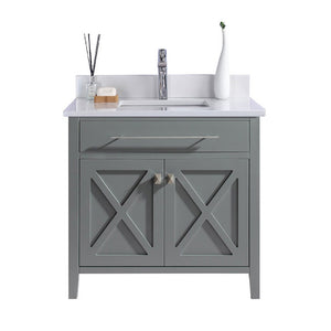 Wimbledon 36" Grey Bathroom Vanity with Countertop