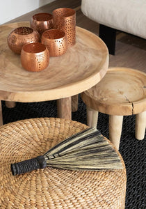 Suar Wood End Table by Bazar Bizar I Boho Decor I SPAFAIR