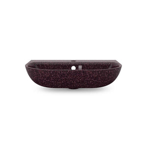 Eco Vessel Sink Wall-Mounted w/ Tap Hole Soft60 I Washbasin I Berry | SPAFAIR